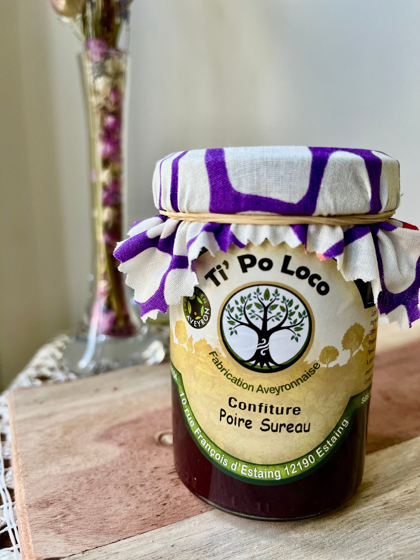 Confiture Poire Sureau