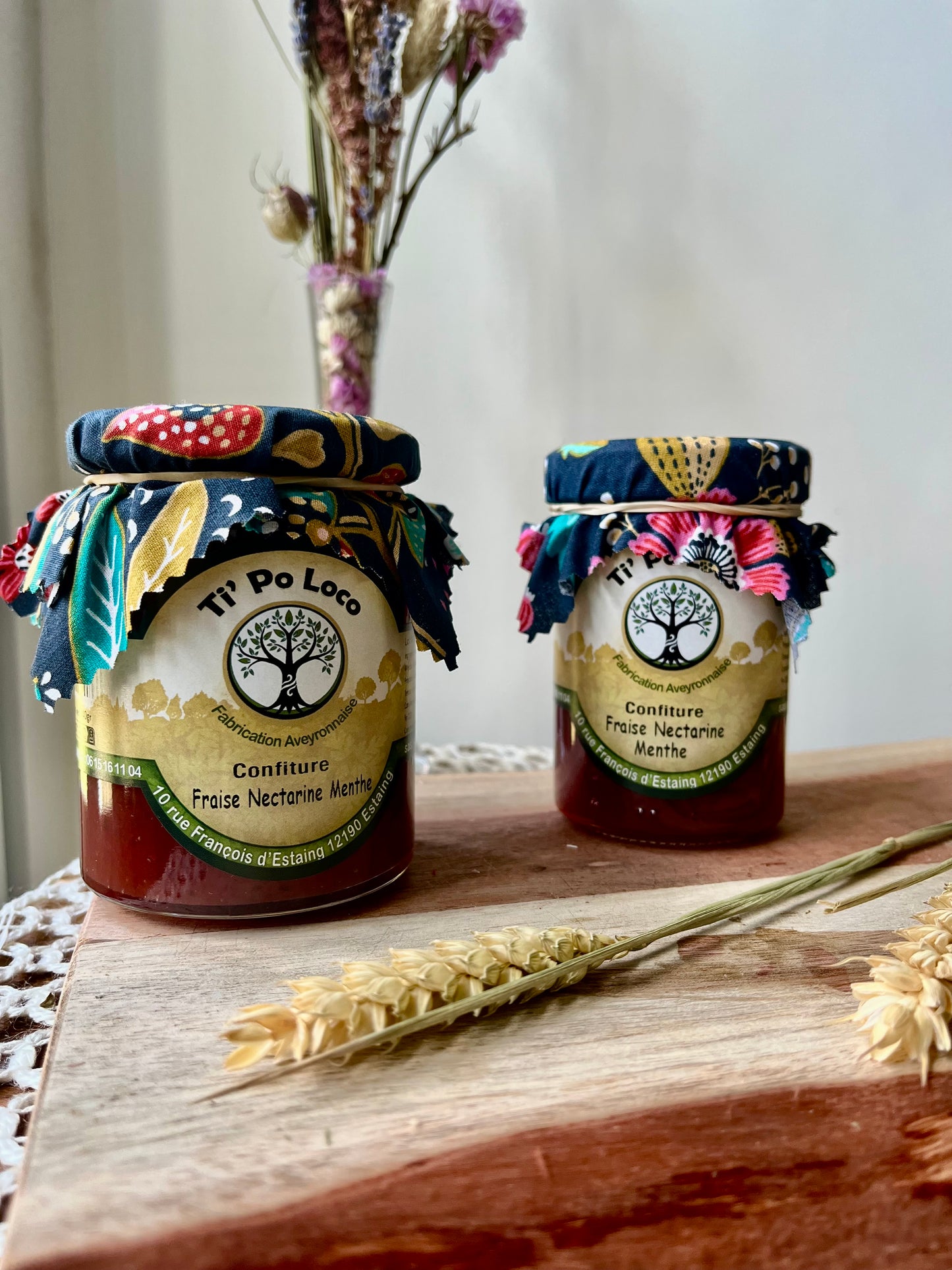 Confiture Extra Fraise Nectarine Menthe
