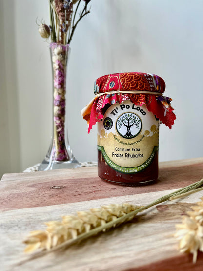 Confiture Extra Fraise Rhubarbe