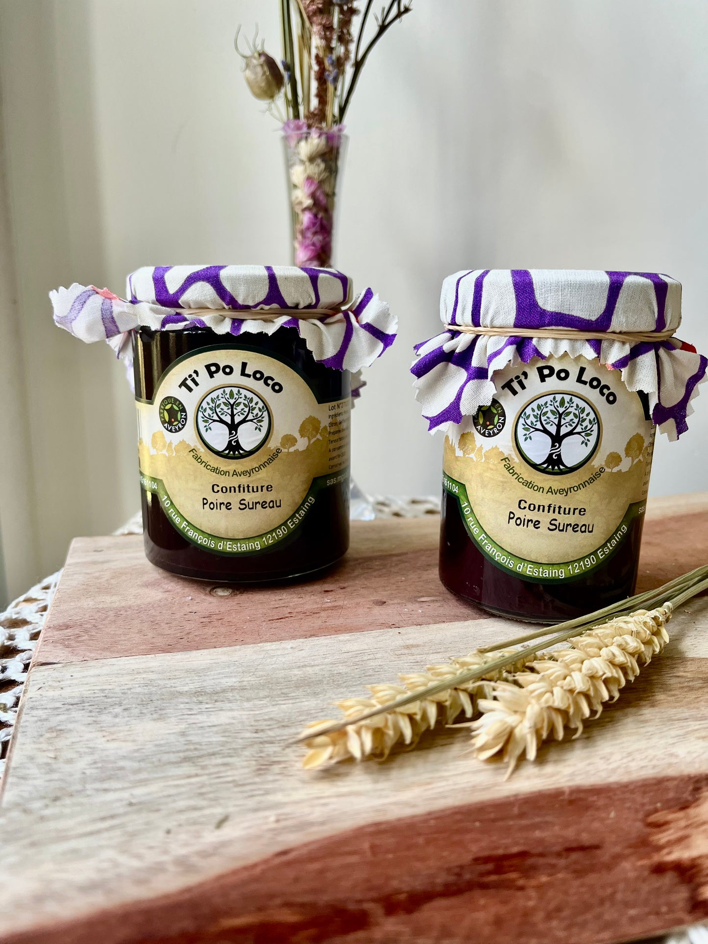 Confiture Poire Sureau