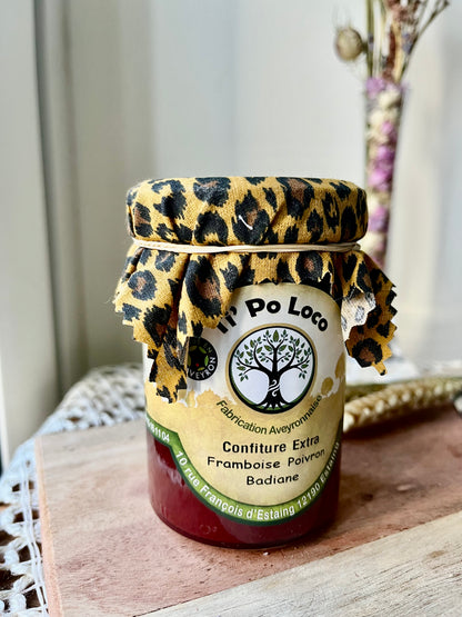 Confiture Framboise Poivron Badiane